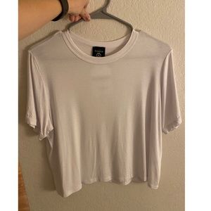 Basic Short Sleeve Crop Top